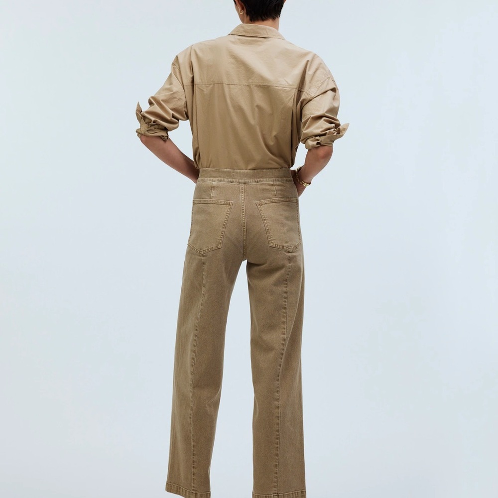 Madewell The Emmett Wide-Leg Crop Pant: Welt Pocket Edition - Picture 3 of 7
